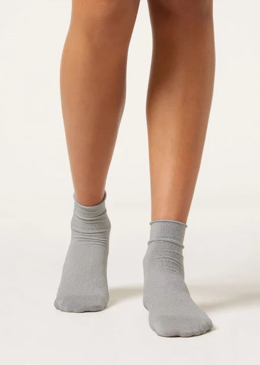 Calcetines Algodón Con Glitter