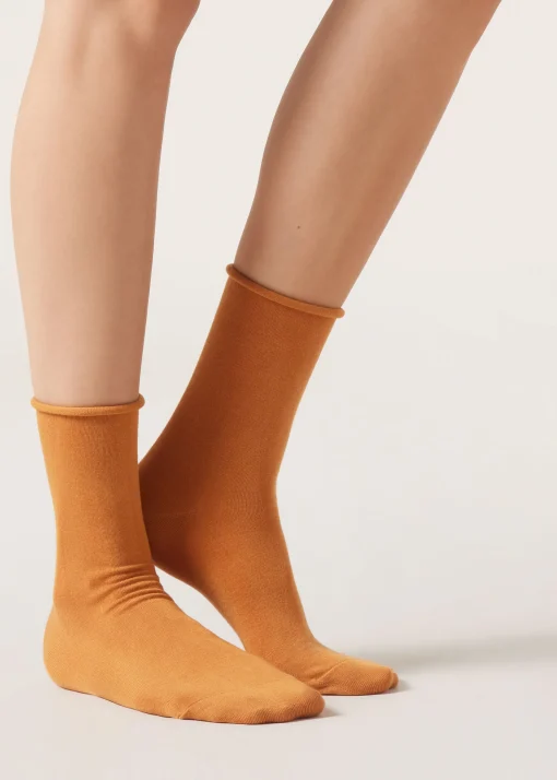 Calcetines cortos con cachemira