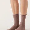 Calcetines cortos con cachemira
