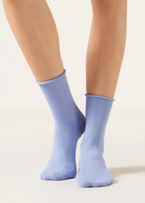 Calcetines cortos con cachemira