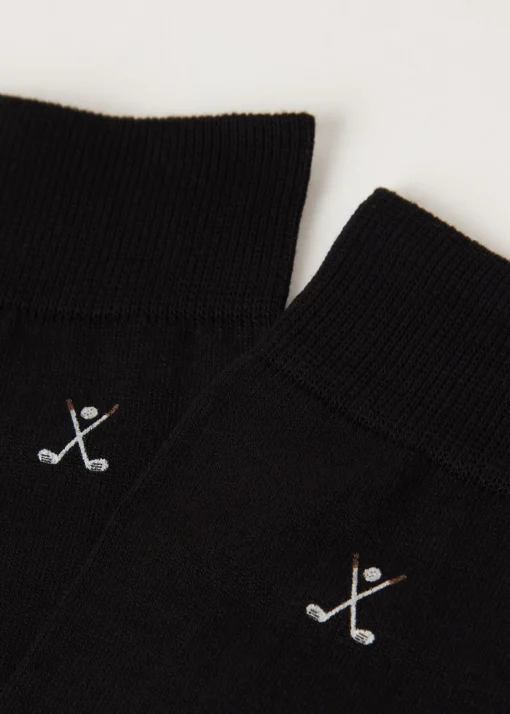 Calcetines Largos Estampado Integral de Hombre